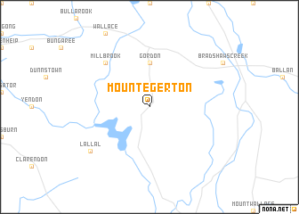 map of Mount Egerton