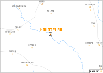 map of Mount Elba