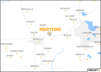 map of Mount Enon