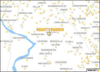 map of Mount Ephraim