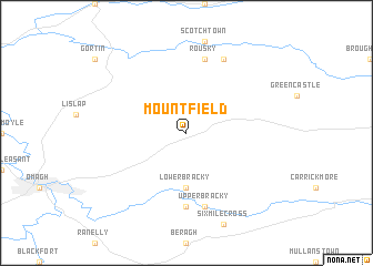 map of Mountfield