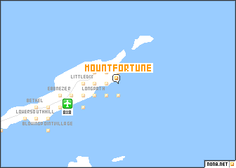 map of Mount Fortune