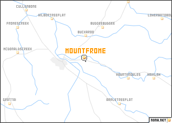 map of Mount Frome