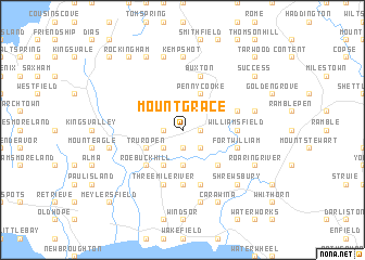 map of Mount Grace