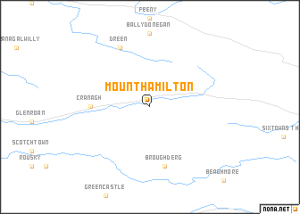 map of Mount Hamilton