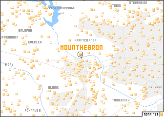 map of Mount Hebron