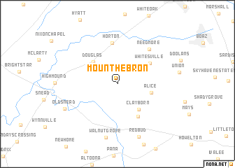 map of Mount Hebron