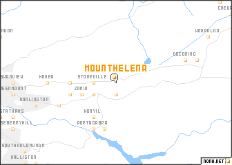 map of Mount Helena