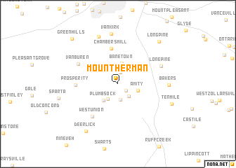 map of Mount Herman