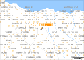 map of Mount Hermon