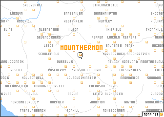 map of Mount Hermon