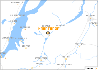 map of Mount Hope