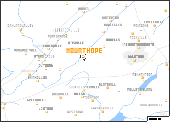 map of Mount Hope