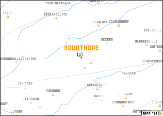 map of Mount Hope