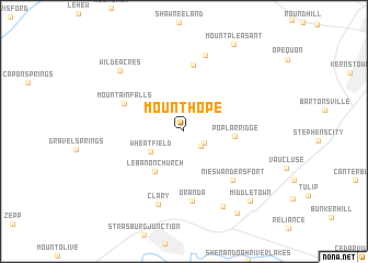 map of Mount Hope