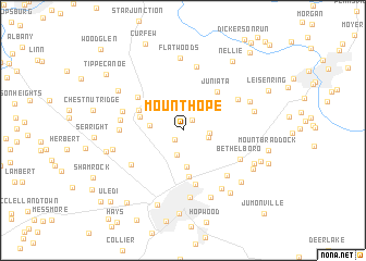 map of Mount Hope