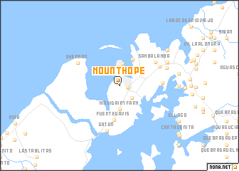 map of Mount Hope