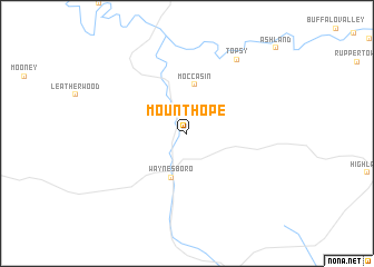 map of Mount Hope