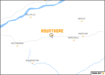 map of Mount Hope
