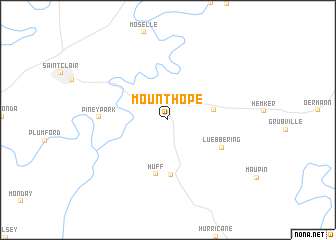 map of Mount Hope