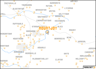 map of Mount Joy