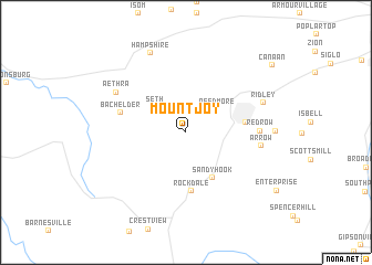 map of Mount Joy