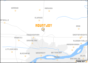 map of Mount Joy