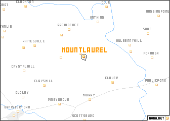 map of Mount Laurel