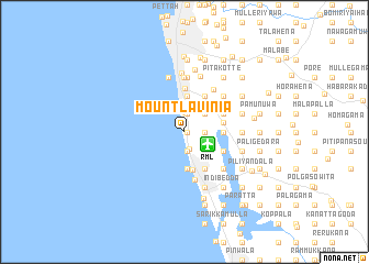 map of Mount Lavinia