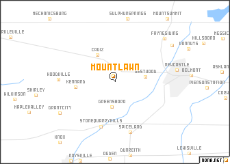 map of Mount Lawn