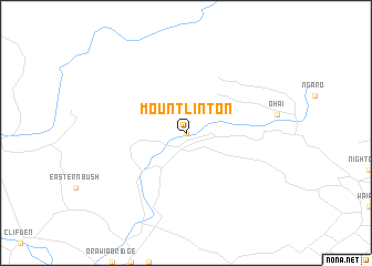 map of Mount Linton