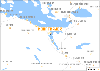 map of Mount Major