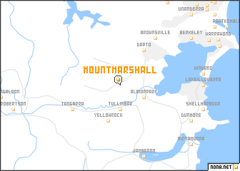 map of Mount Marshall