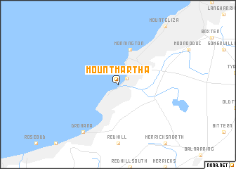 map of Mount Martha