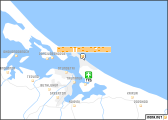 map of Mount Maunganui