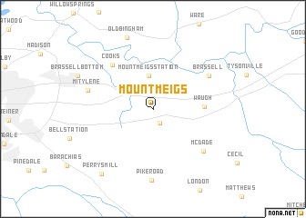 map of Mount Meigs