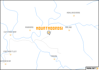 map of Mount Moorosi