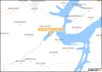 map of Mount Moriah