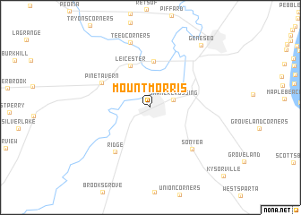 map of Mount Morris