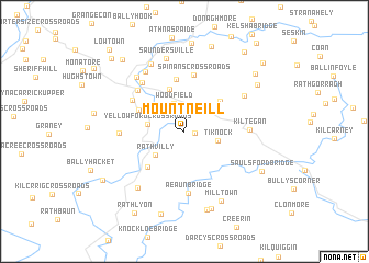 map of Mount Neill