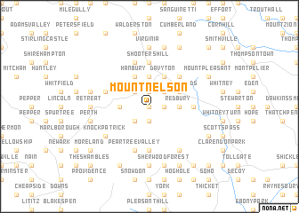 map of Mount Nelson