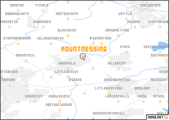 map of Mountnessing