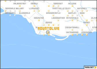 map of Mount Olive