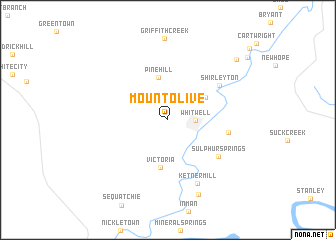 map of Mount Olive