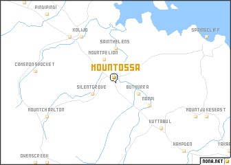 map of Mount Ossa