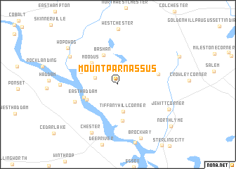 map of Mount Parnassus