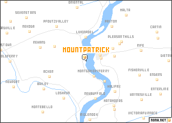 map of Mount Patrick