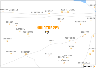 map of Mount Perry