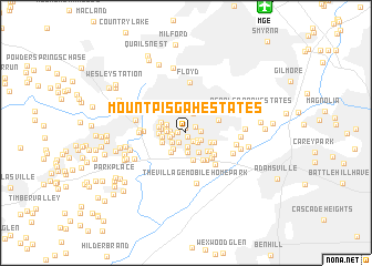 map of Mount Pisgah Estates