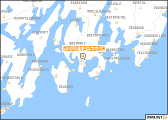 map of Mount Pisgah